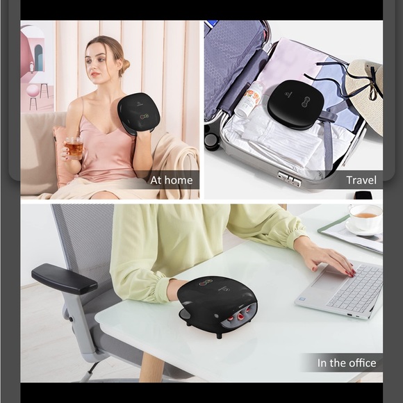 Cordless hand massager with heat. Includes box. Used once. - Picture 2 of 9